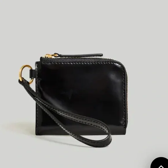 Madewell Black Leather Wristlet Waller - Picture 6 of 7